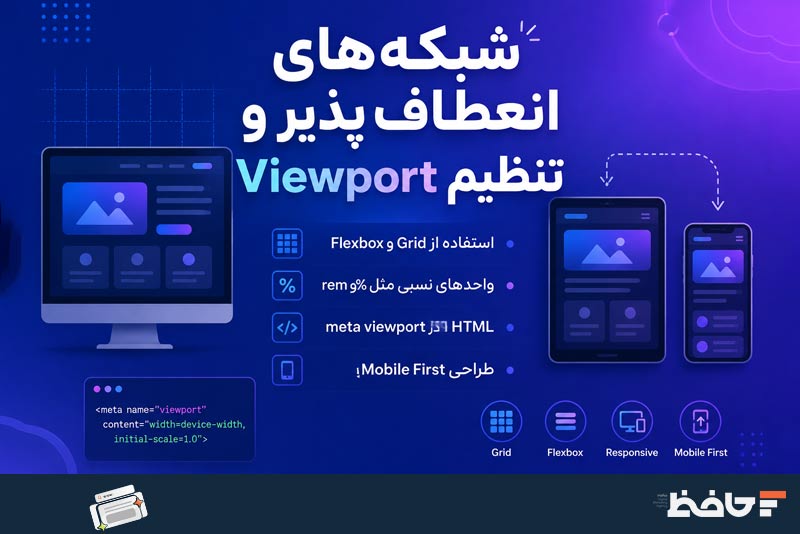 ریسپانسیو یعنی چه | اصول و روش های اجرای Responsive Design